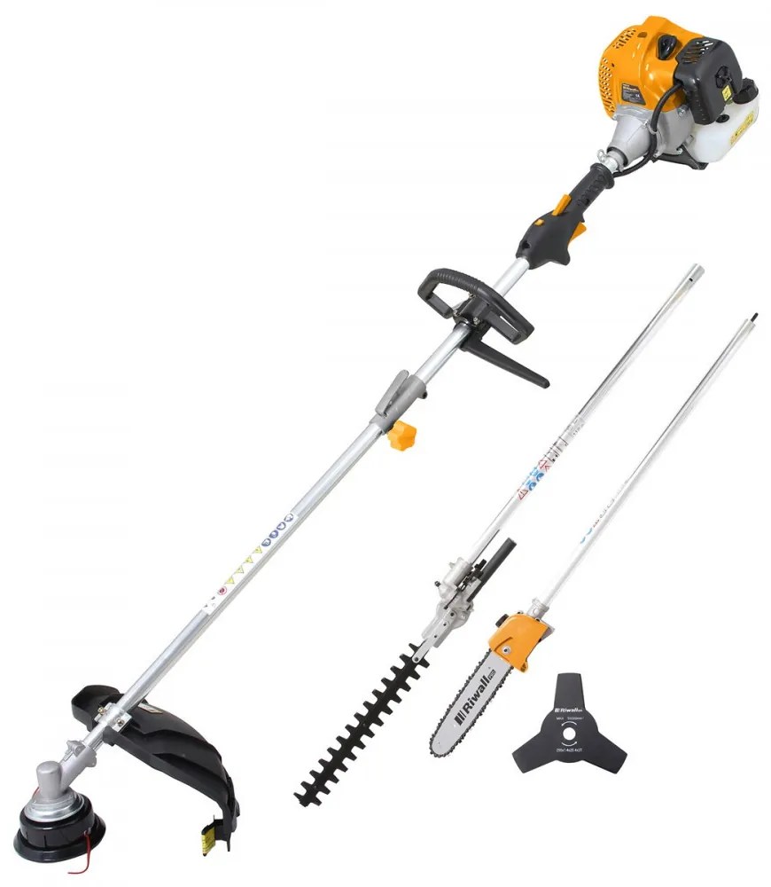 Riwall PRO RPMT 520, Motocoasă pe benzină multifuncțională 4 în 1