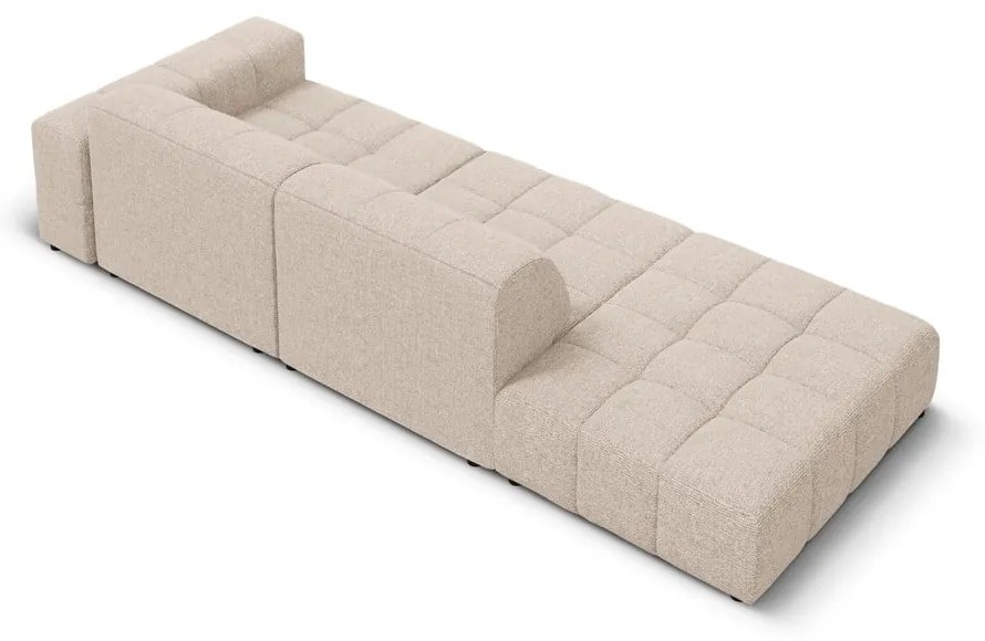Șezlong bej (cu colț pe partea dreaptă) Chicago – Cosmopolitan Design