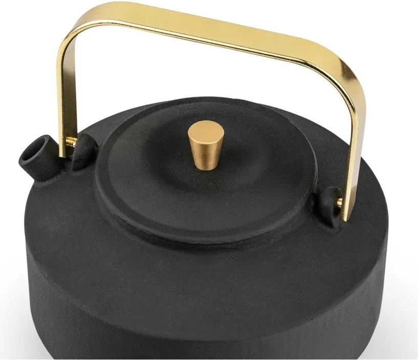 Ceainic negru cu filtru din fontă 1 l Shangdong – Bredemeijer