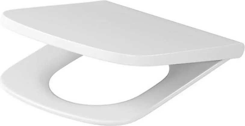 Capac WC soft-close alb Cersanit Larga patrat