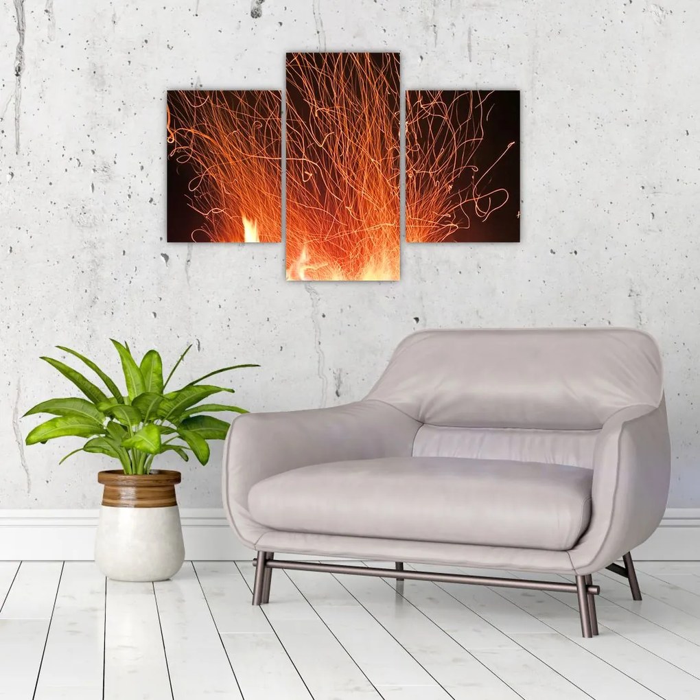 Tablou cu focul (90x60 cm)