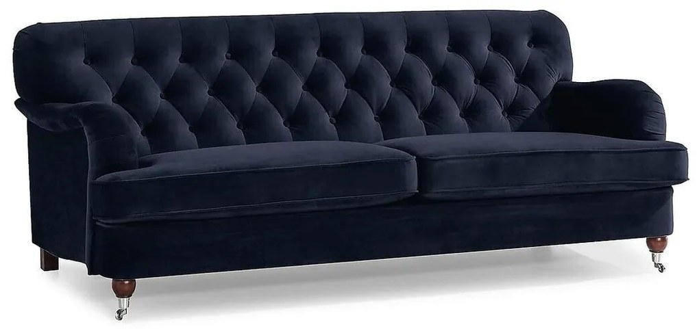 Canapea Bloomington A120Numărul de locuri: 3, 198x98x78cm, Tapiterie, Picioare: Role, Lemn