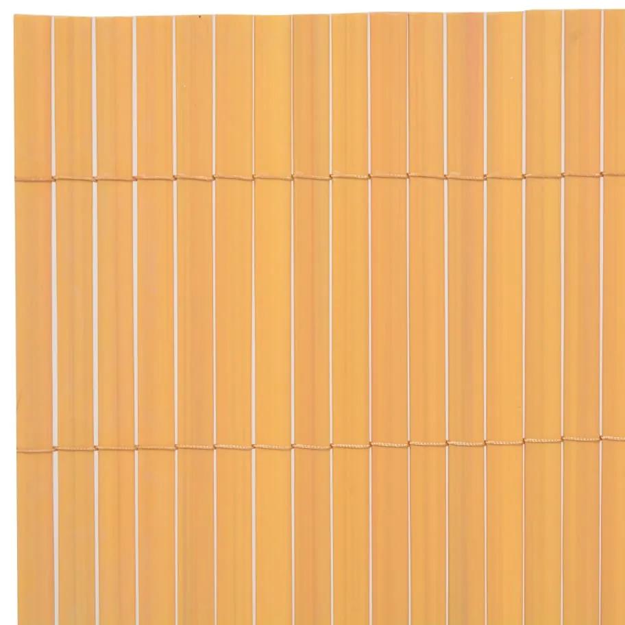 Gard de gradina cu doua fete, galben, 90 x 300 cm, PVC 1, Galben, 90 x 300 cm