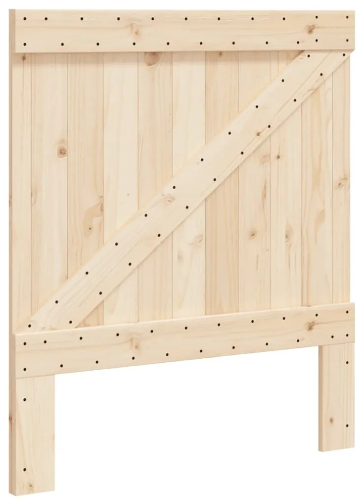 vidaXL Tăblie de pat, 90x104 cm, lemn masiv de pin