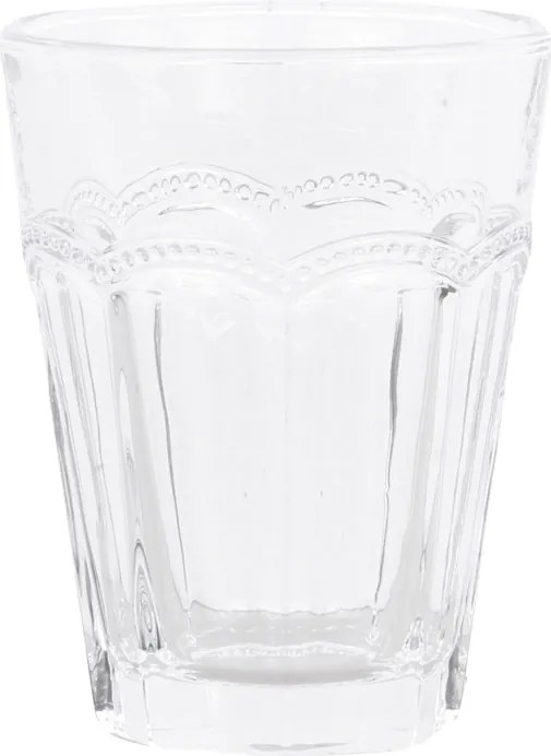Pahar cu model perlat, H11 cm, Antoinette