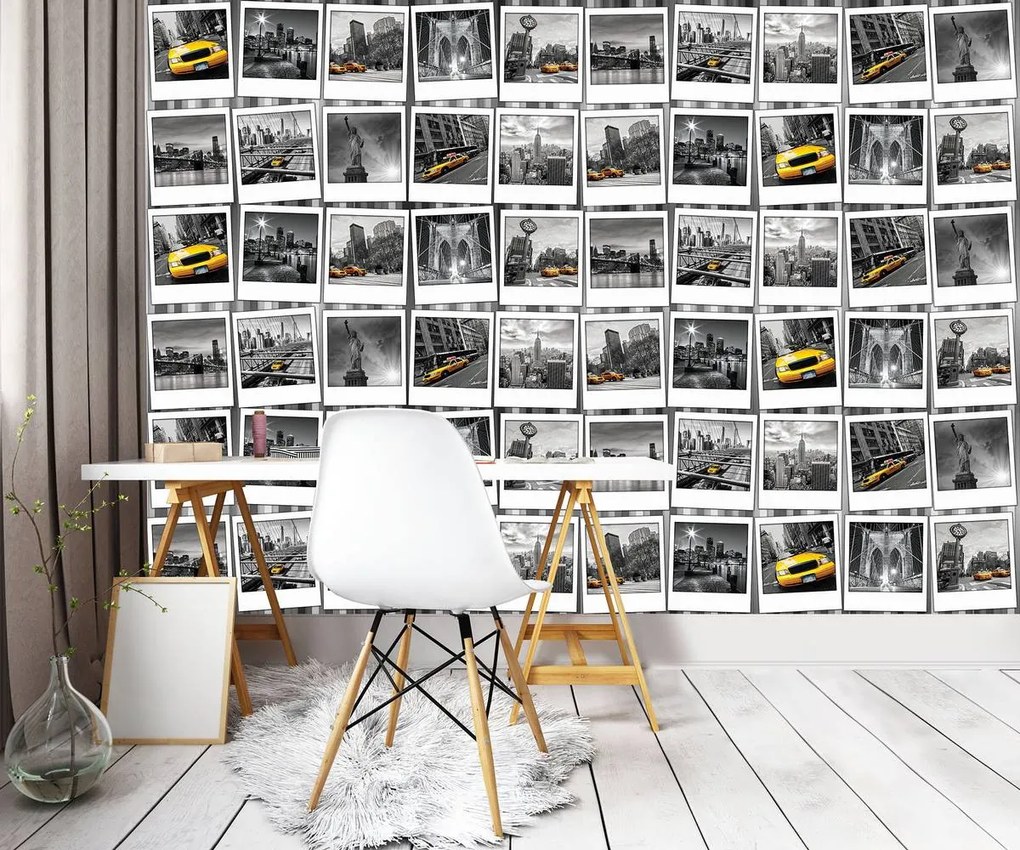 Fototapet - Fotografii din New York (152,5x104 cm)