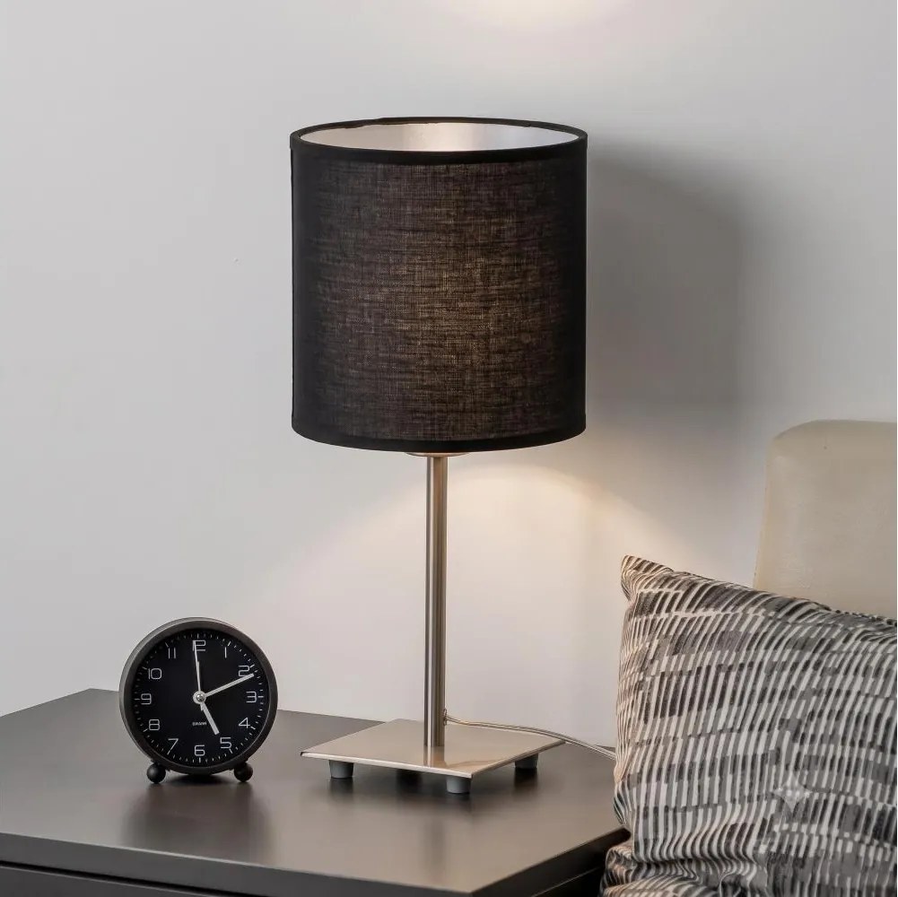 Brilagi - Lampă de birou LED NUBILA 1xE27/60W/230V neagră