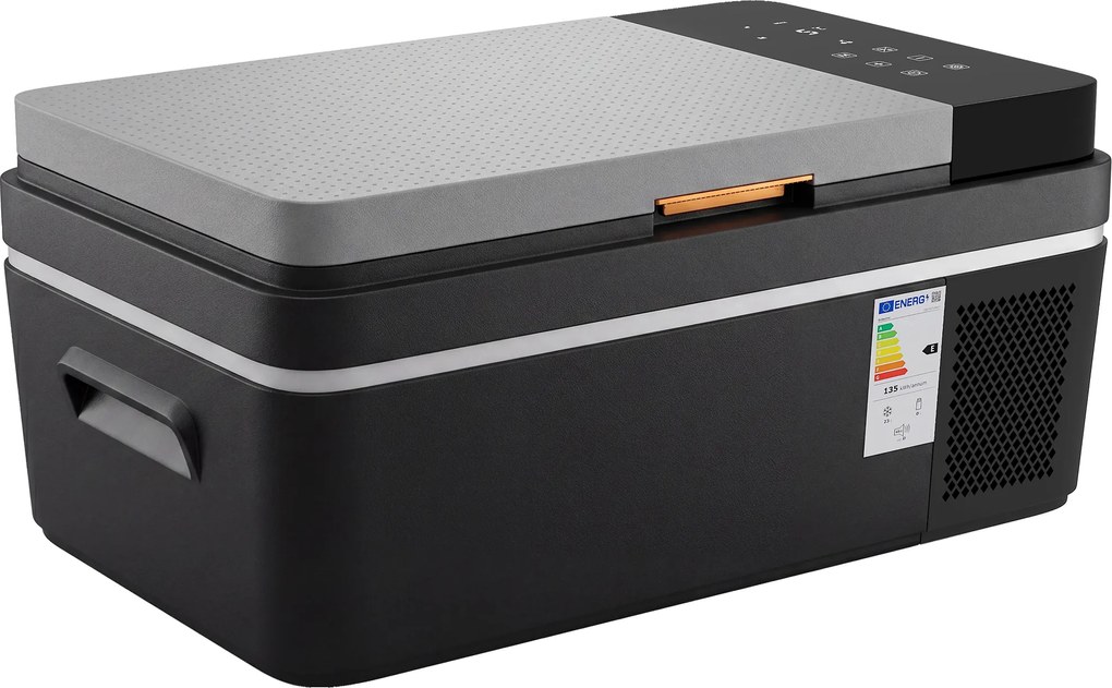 Outsunny Frigider cu compresor 20L -20℃-20℃ Frigider electric cu control prin aplicație Iluminare LED Port USB Protecție baterie | Aosom Romania