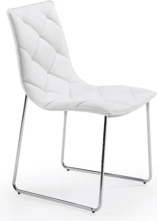 Scaun design modern BAXTER alb C040U05 JG