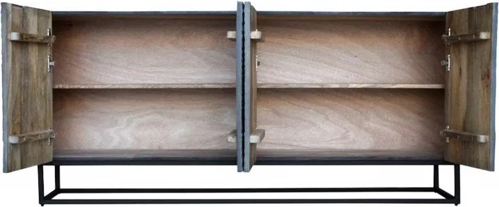 Comoda unicat cu model Krokodil 177cm gri