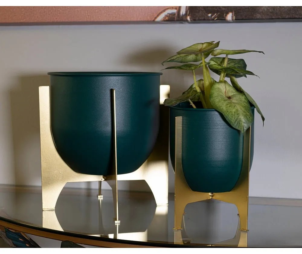 Ghivece decorative 2 buc. din metal ø 24 cm Grent Shet – Mauro Ferretti