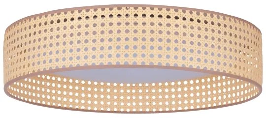 Plafonieră LED Duolla ROLLER LED/24W/230V d. 45 cm ratan