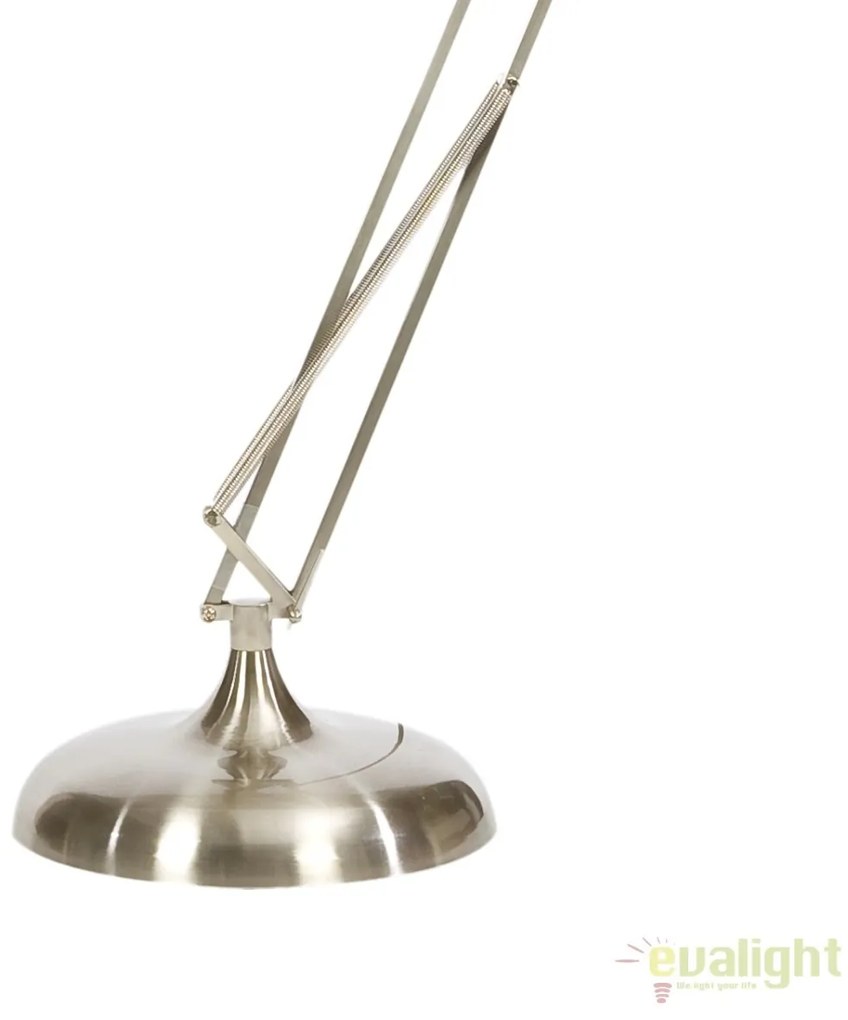 Lampadar, lampa de podea moderna, brat articulat, finisaj satinat, GIANT-XL-BRU MUNO Design