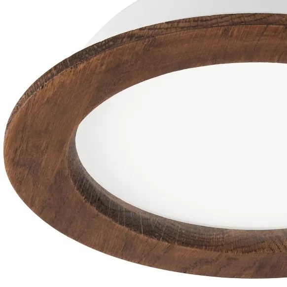 LED Spot WOODY 16,5W 230V 4000K cireș Ø18,5 cm, plafonieră încastrată