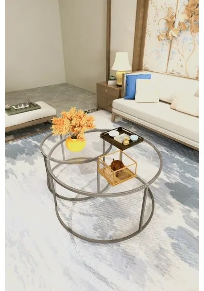 SET 2x măsuță de cafea BELARUS negru