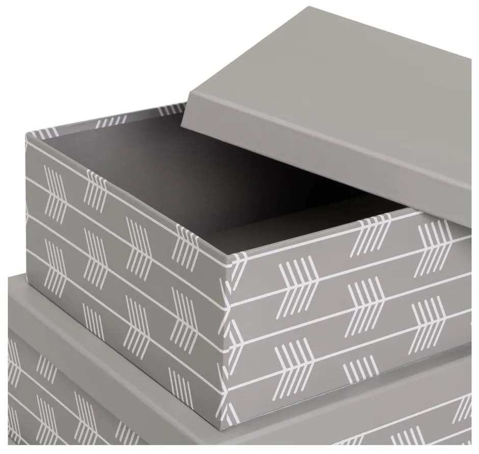 Cutii de depozitare 15 buc. din carton cu capac Route – Casa Selección