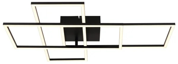 Plafonieră LED dimabilă Globo 67227-40NBSH GABRIEL 40W/230V d. 51x74 cm + telecomandă