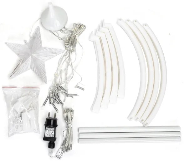 Aigostar - Decorațiune LED de Crăciun pentru exterior, 120 cm, LED/3,6W/230V, IP44, lumină albă rece