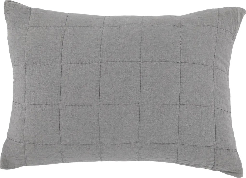 Fata de perna din bumbac, 60x40cm Aix Vintage, French grey