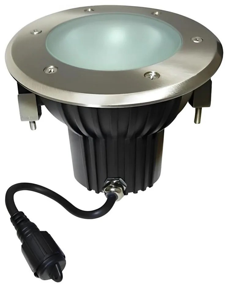 Corp de iluminat LED încastrat de exterior EASY CONNECT 1xGU10/8W/230V 3000K IP65 rotund