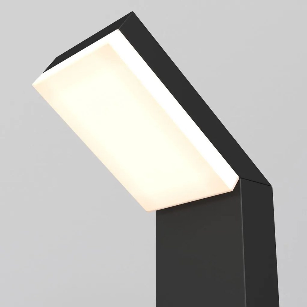 Stalp LED mic exterior design modern IP54 Paso negru
