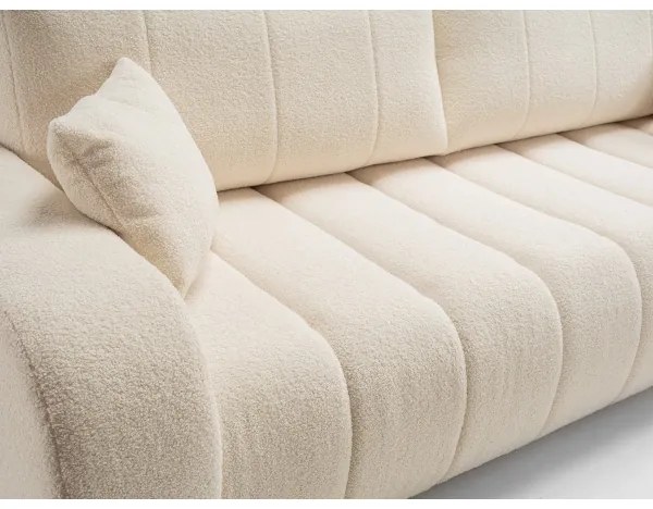 Canapea extensibilă cu 3 locuri DESIO, bej