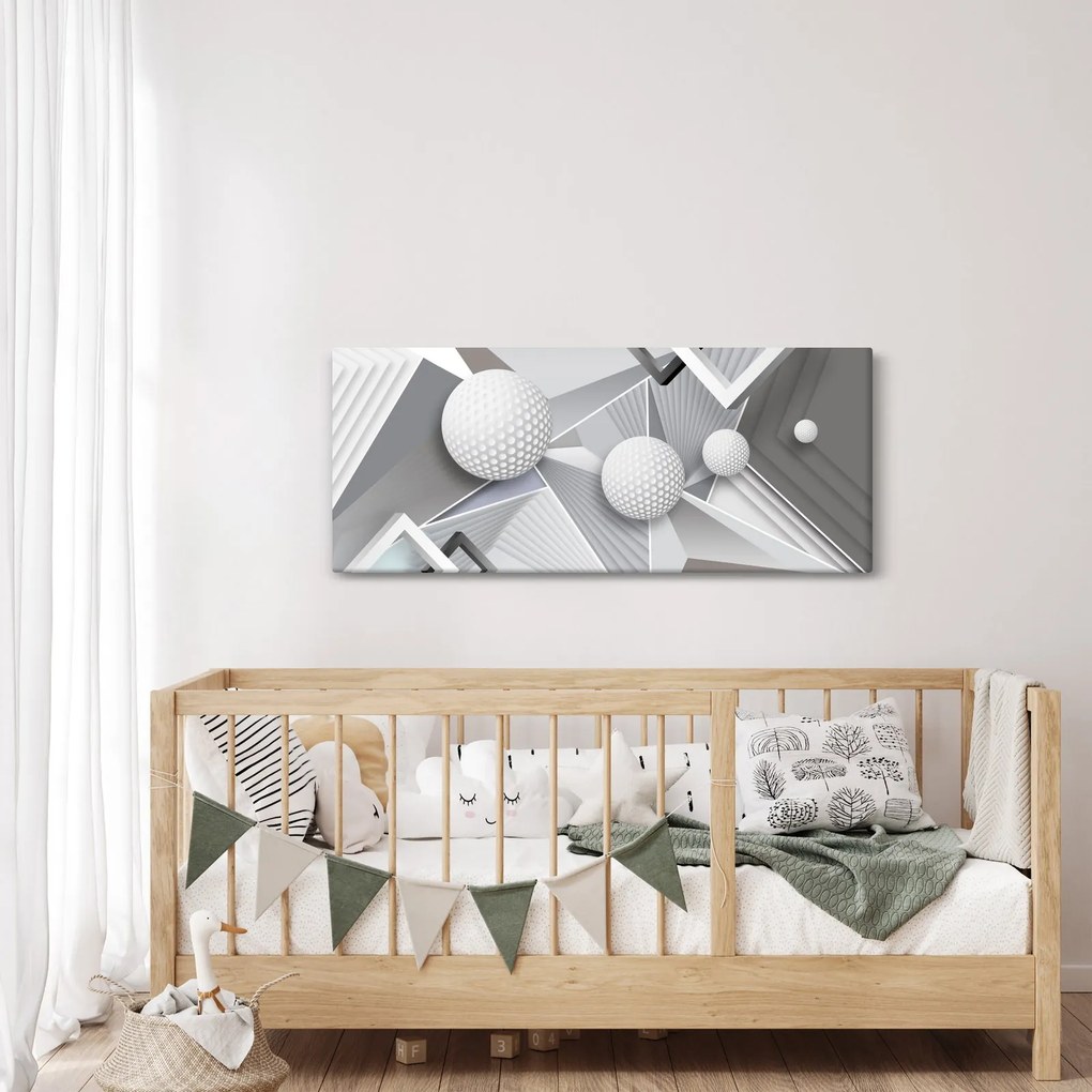 Tablou geometric abstract (120x50 cm)
