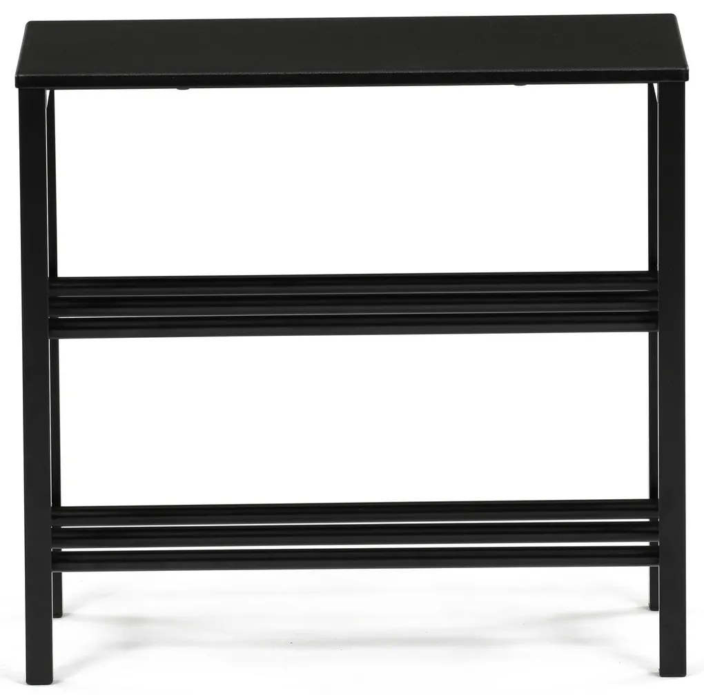 Botník 83168-42 BK, metal, negru