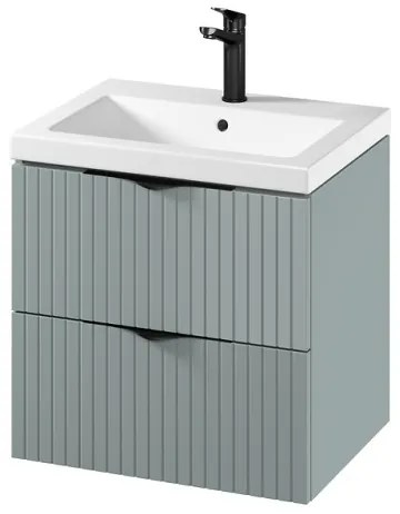 Cersanit S801-544 - Dulap suspendat pentru baie TIRSO cu lavoar 60x45 cm, mentă