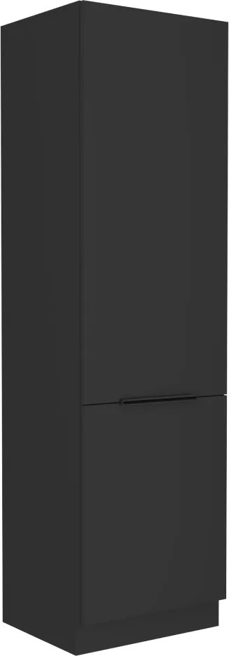 Dulap înalt, negru, SIBER 60 DK-210 2F