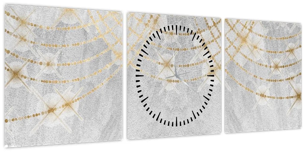 Tablou - Design beton (cu ceas) (90x30 cm)