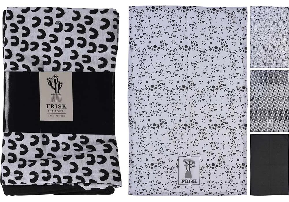 Set 3 prosoape bumbac 45x70 cm, disponibil in 2 culori