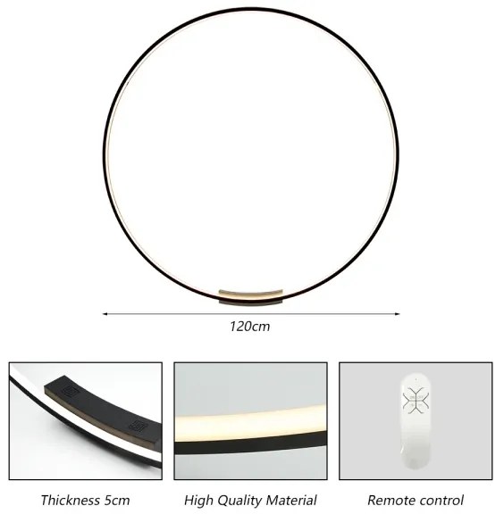 Aplică LED dimabilă Immax NEO 07245-120 FINO LED/70W/230V 120cm Tuya + telecomandă