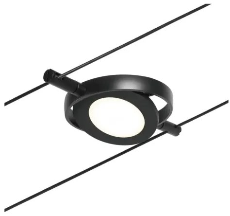 Paulmann 94418 - Set 5x LED/4,5W sistem complet cu cablu ROUNDMAC 230V negru
