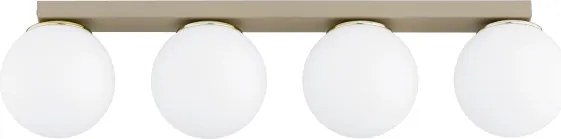 Brilagi - Plafonieră cu spoturi MILO 4xE27/60W/230V bej/auriu
