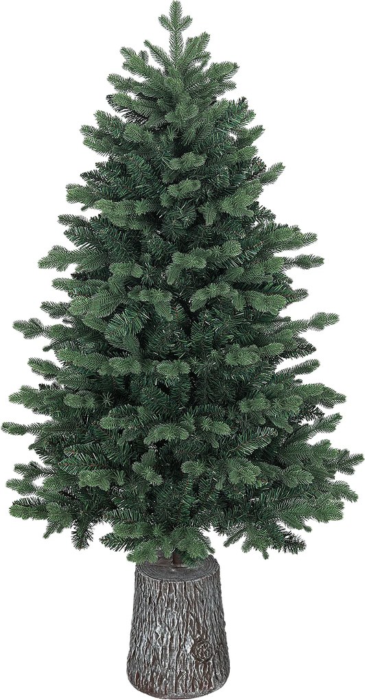 HOMCOM Brad Artificial de Crăciun cu 994 Crengi, Brad de Crăciun Realist cu Bază din Rășină, 85x150 cm, Verde | Aosom Romania