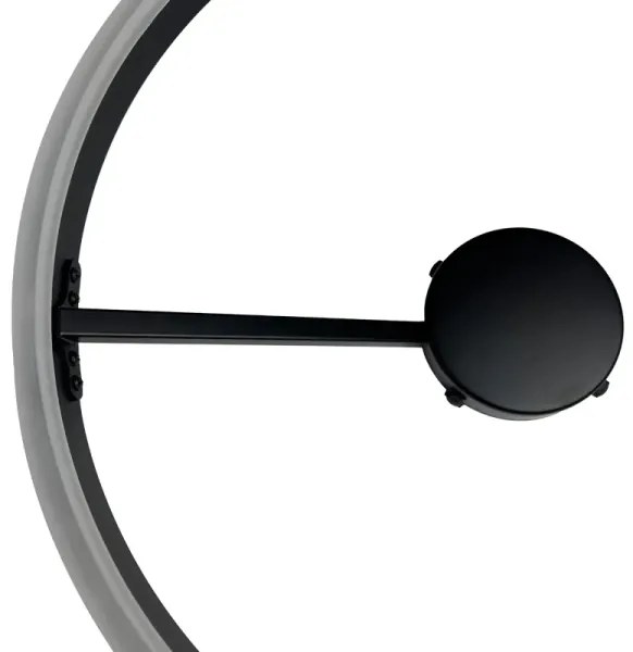 Lustră LED dimabilă aplicată LED/72W/230V 3000-6500K negru + telecomandă