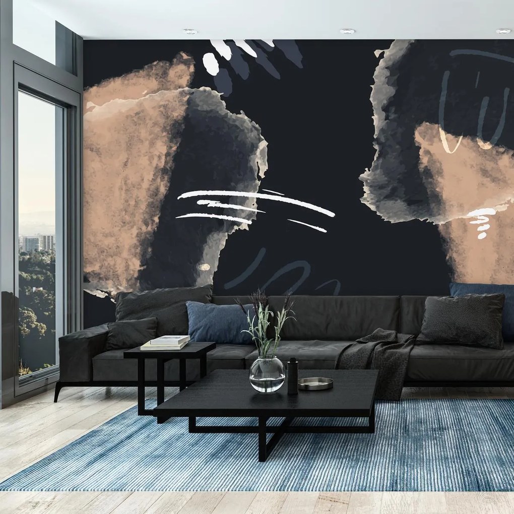 Fototapet - Abstracție cu lovituri (147x102 cm)