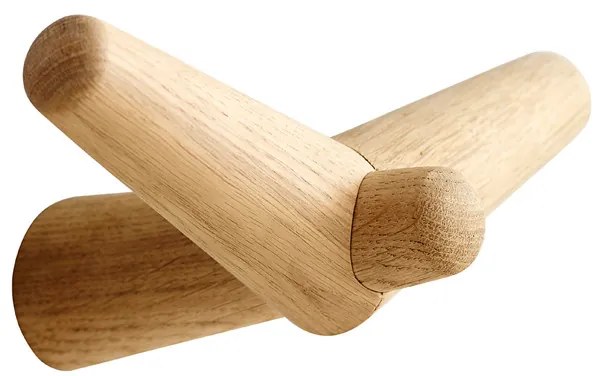 Cuier de perete "Tail Wing", mărime medie, 2 variante - Woud Variantă: stejar deschis la culoare