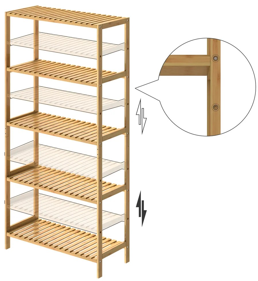 Deuba Raft din bambus 130x60x26 cm