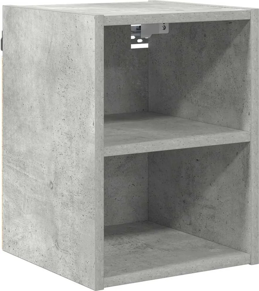 vidaXL Dulap suspendat Gri din beton 30 x 29,5 x 40 cm Lemn compozit