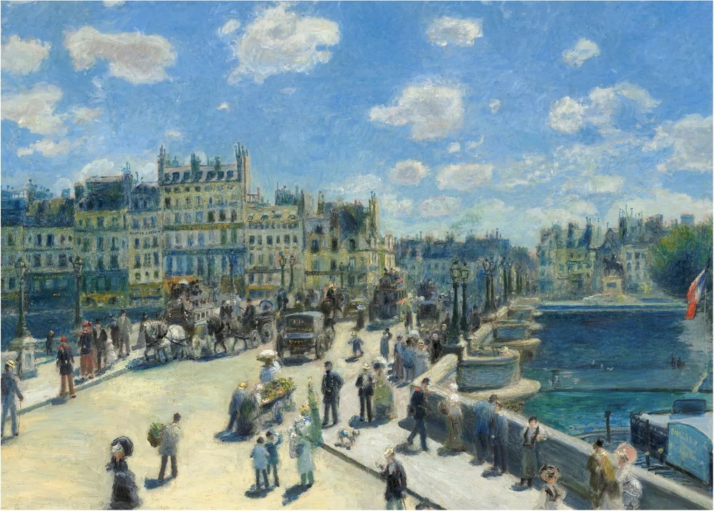 Tablou - Auguste Renoir, Pont Neuf, Paris, reproducere (70x50 cm)