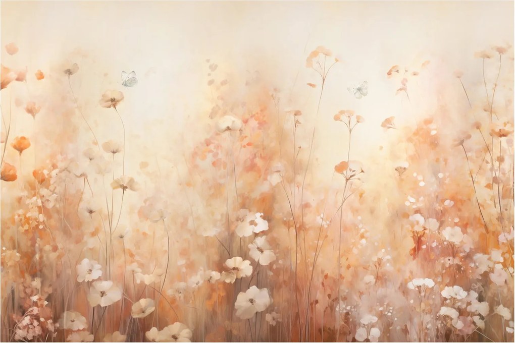 Tablou - Model de flori sălbatice (90x60 cm)