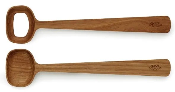 Tacâmuri din lemn pentru salată Kähler Design Hammershoi