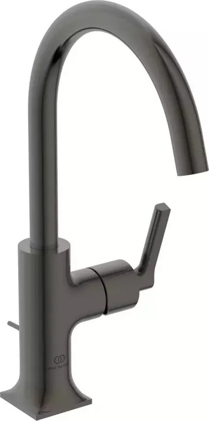 Baterie lavoar Ideal Standard Atelier Joy Neo gri Magnetic Grey cu ventil