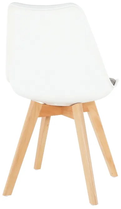 Scaun Culoare Alb / Maro, DAMARA