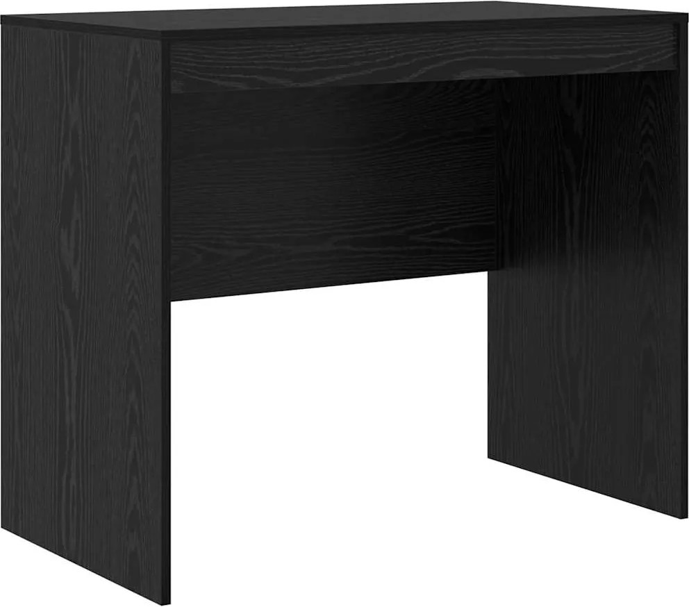 vidaXL Birou Stejar Negru 90 x 50 x 76 cm