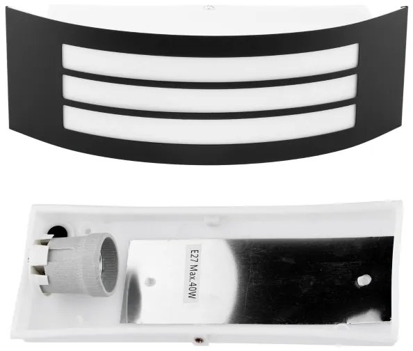 Aplică de exterior 1xE27/14W/230V IP44 neagră