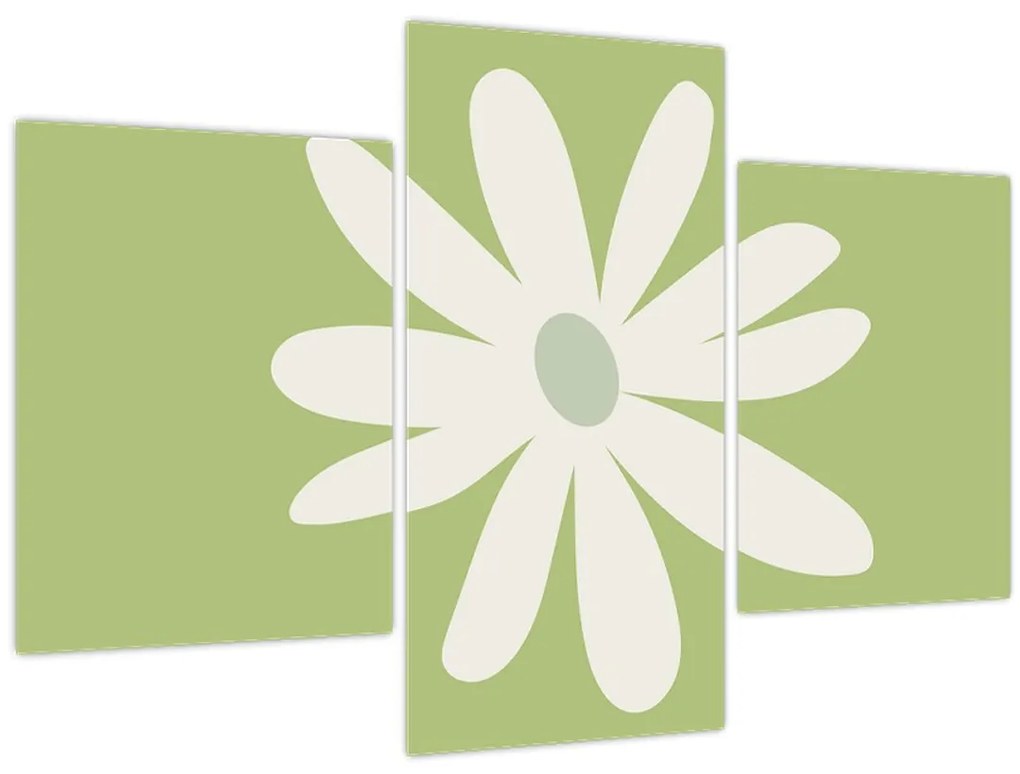 Tablou - Hippies, flori verzi N⁰2 (90x60 cm)
