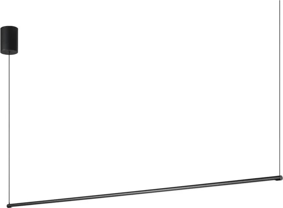 Ideal Lux - Lustră LED suspendată ESSENCE, 19W, 230V, 3000K, CRI 90, negru